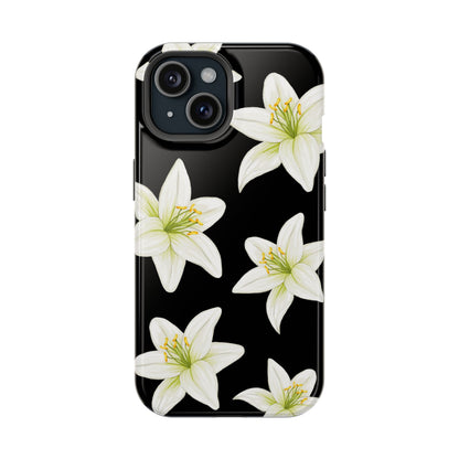 Black Tiger Lily iPhone Case