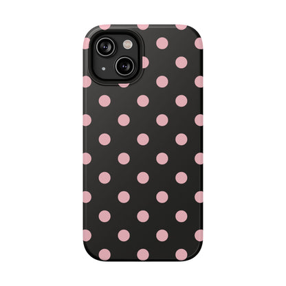 Sweet Midnight Polka Dots iPhone Case