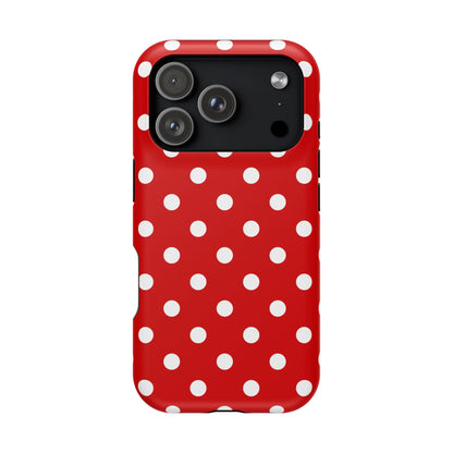 Red Polka Dots iPhone Case