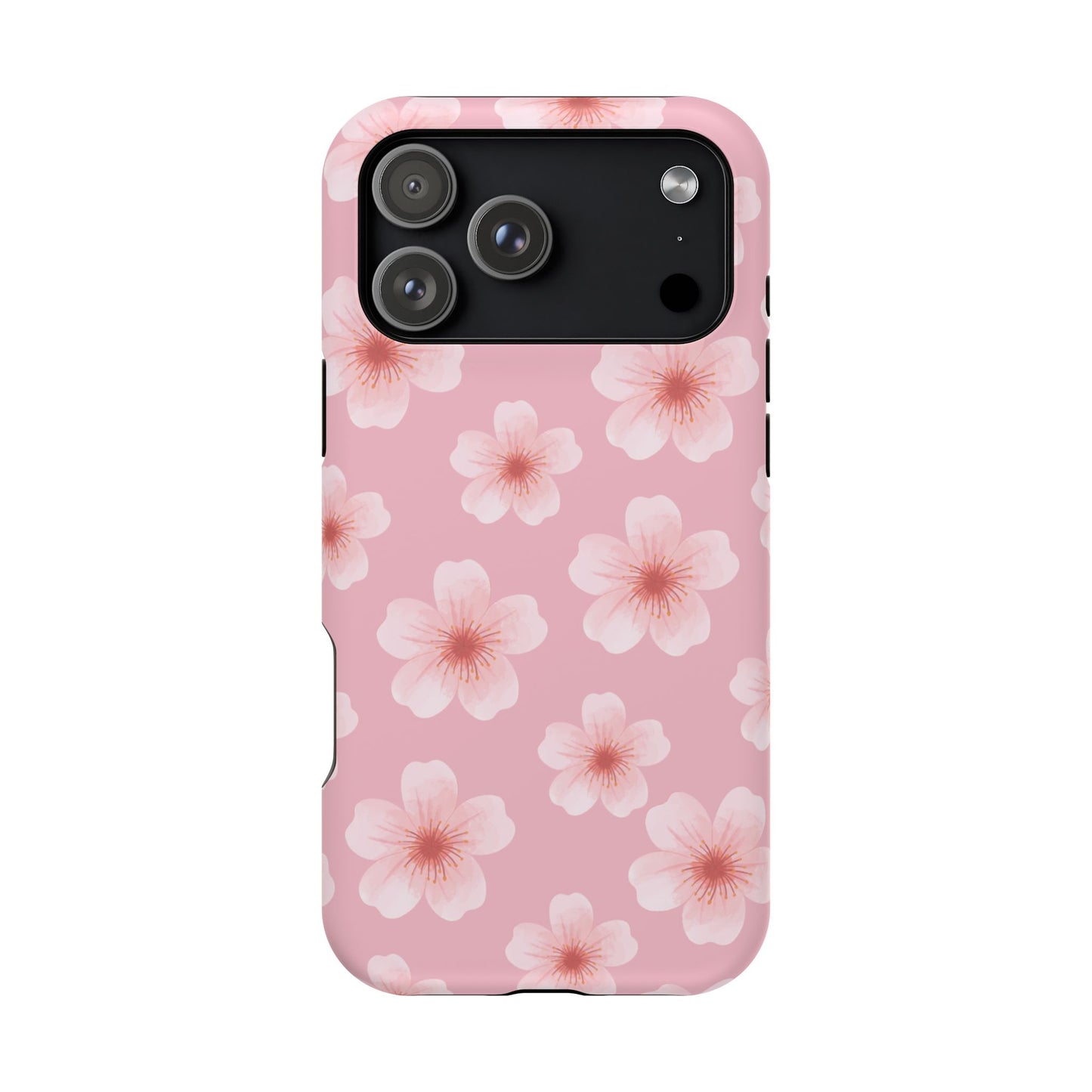 Pink Cherry Blossoms iPhone Case