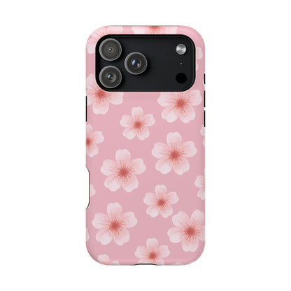 Pink Cherry Blossoms iPhone Case
