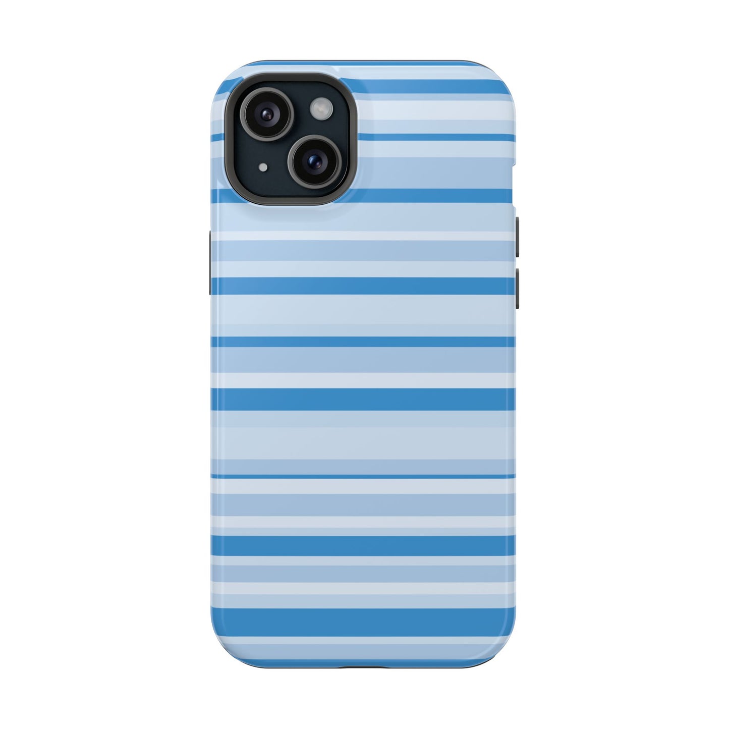Blue Candy Stripes iPhone Case