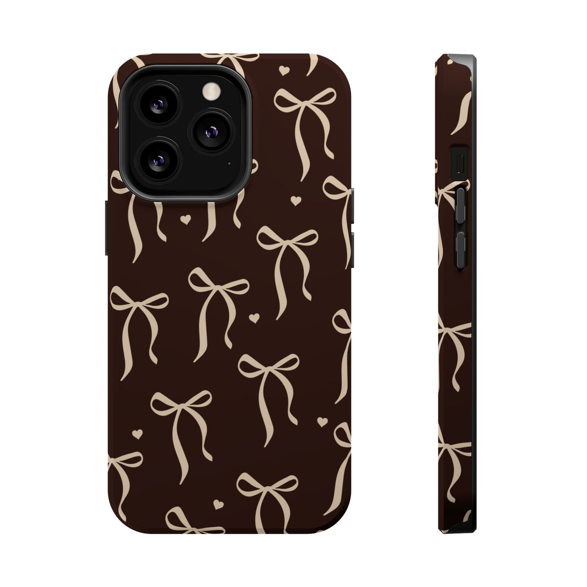 Chocolate Bows iPhone Case