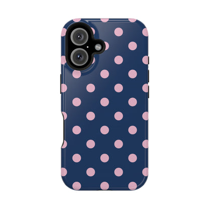 Periwinkle Polka Dots iPhone Case