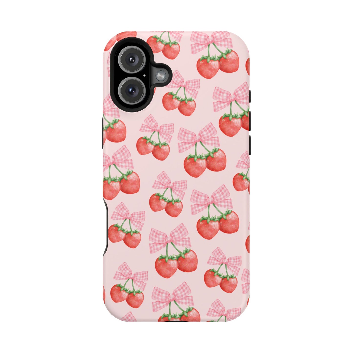 Strawberry Bows iPhone Case