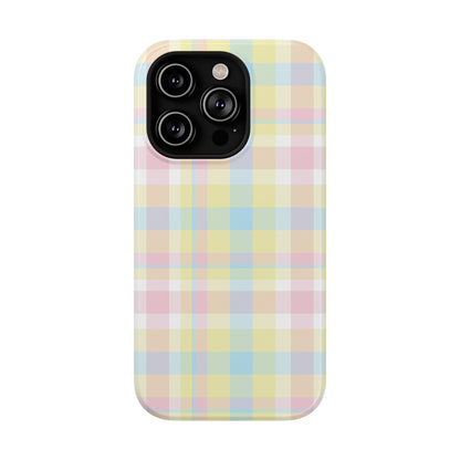 Buttercream Plaid iPhone Case