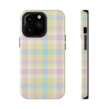 Buttercream Plaid iPhone Case