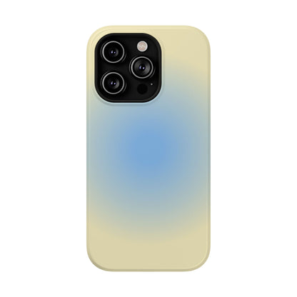 Blue & Yellow Aura iPhone Case