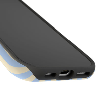 Lemon Sky Stripes iPhone Case