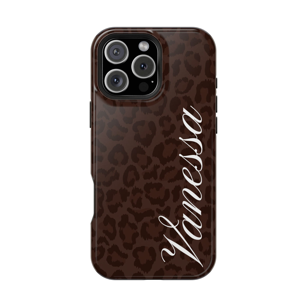Custom Mocha Leopard iPhone Case