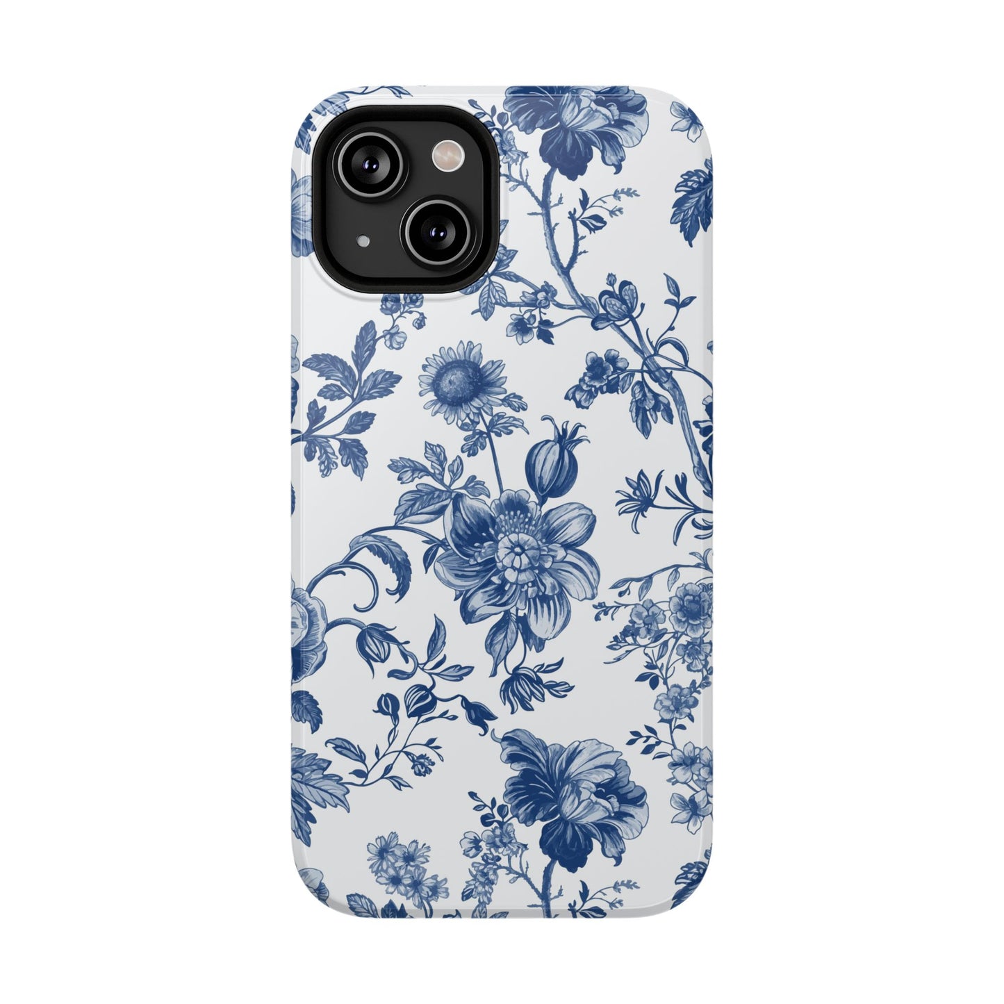 French Navy Toile iPhone Case