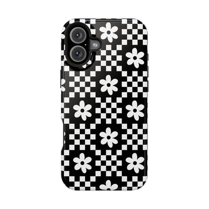 Checkerboard Daisy iPhone Case from Stella Cases