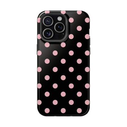 Sweet Midnight Polka Dots iPhone Case