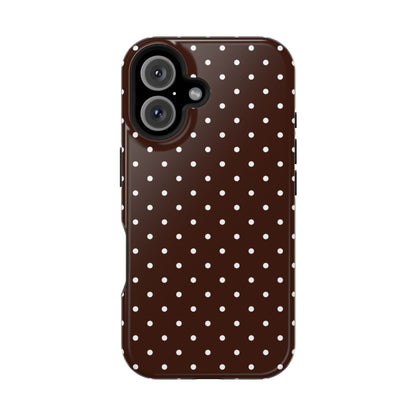 Mocha Mini Dots iPhone Case