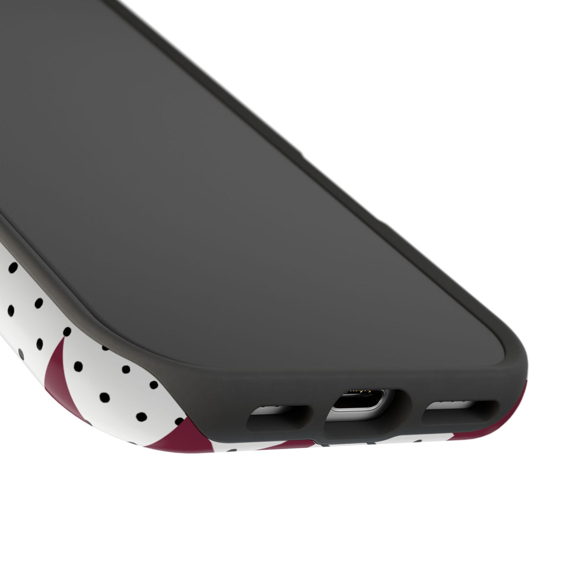 Burgundy Star iPhone Case