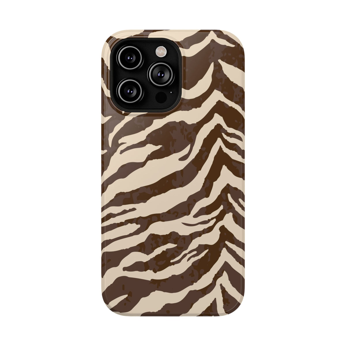 Brown Zebra iPhone Case