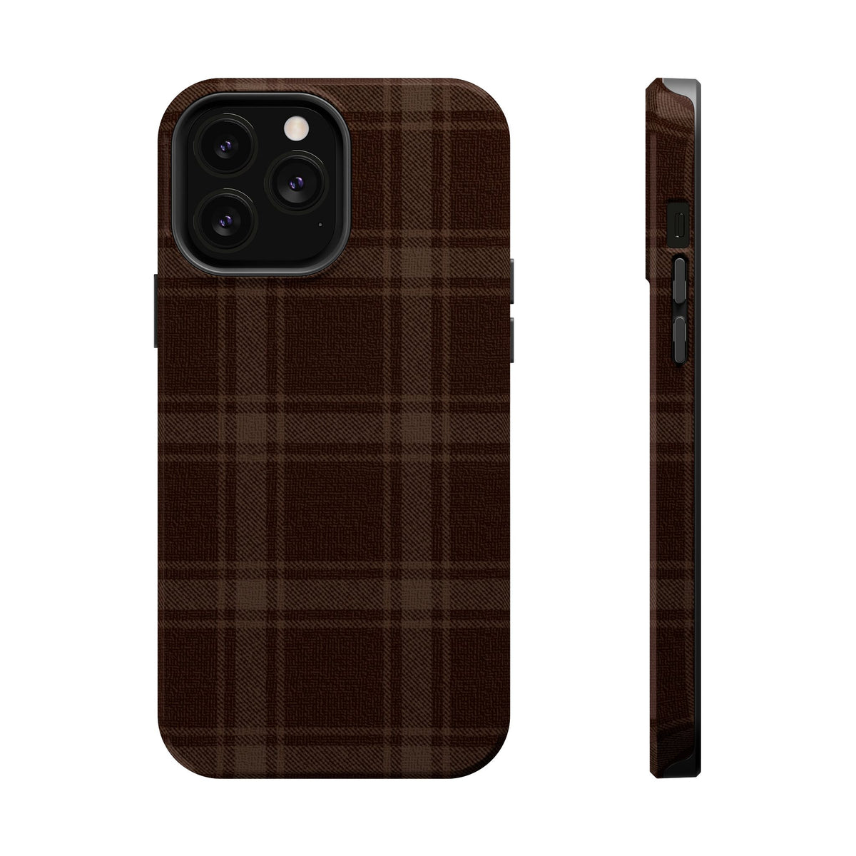Cocoa Plaid iPhone Case