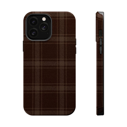Cocoa Plaid iPhone Case
