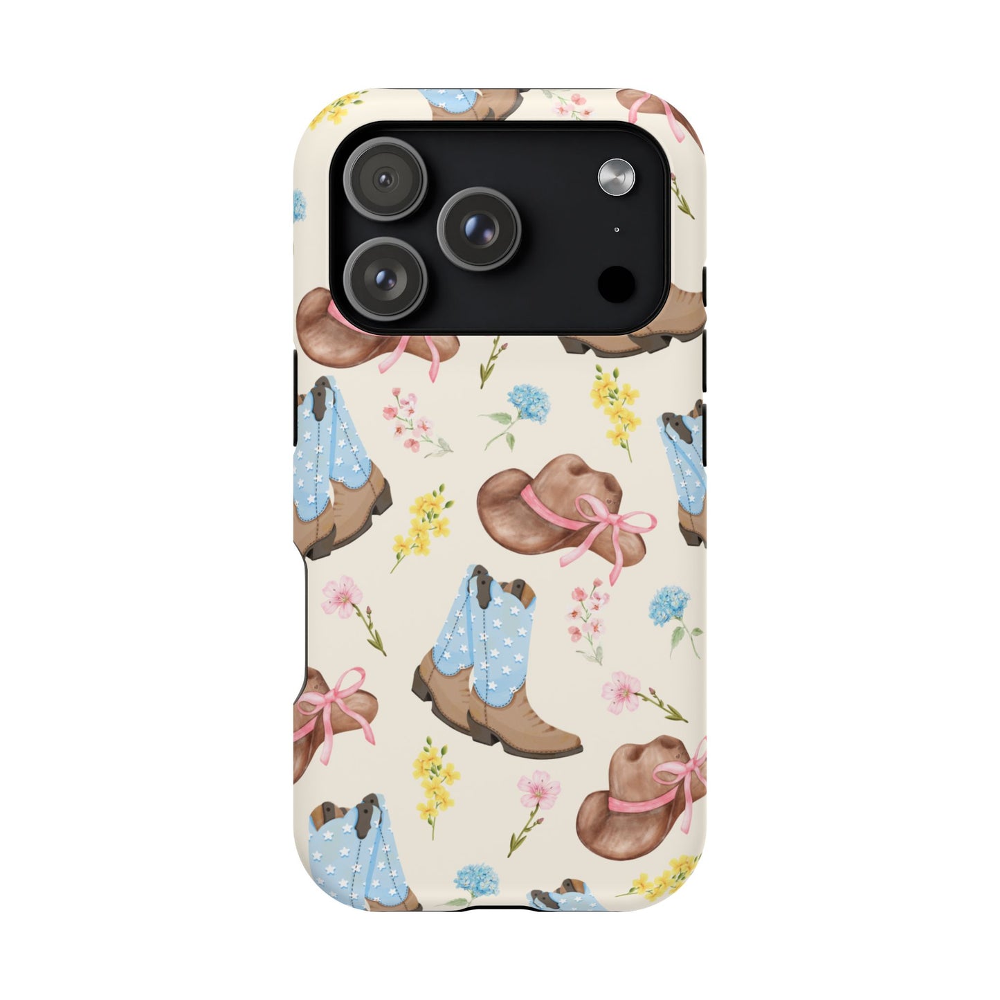 Floral Cowgirl iPhone Case