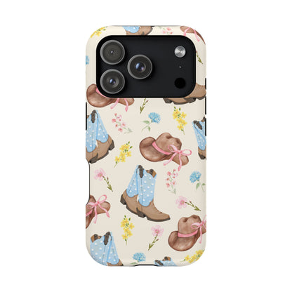 Floral Cowgirl iPhone Case