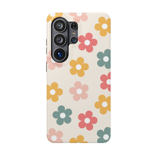 Boho Retro Flowers Samsung Case