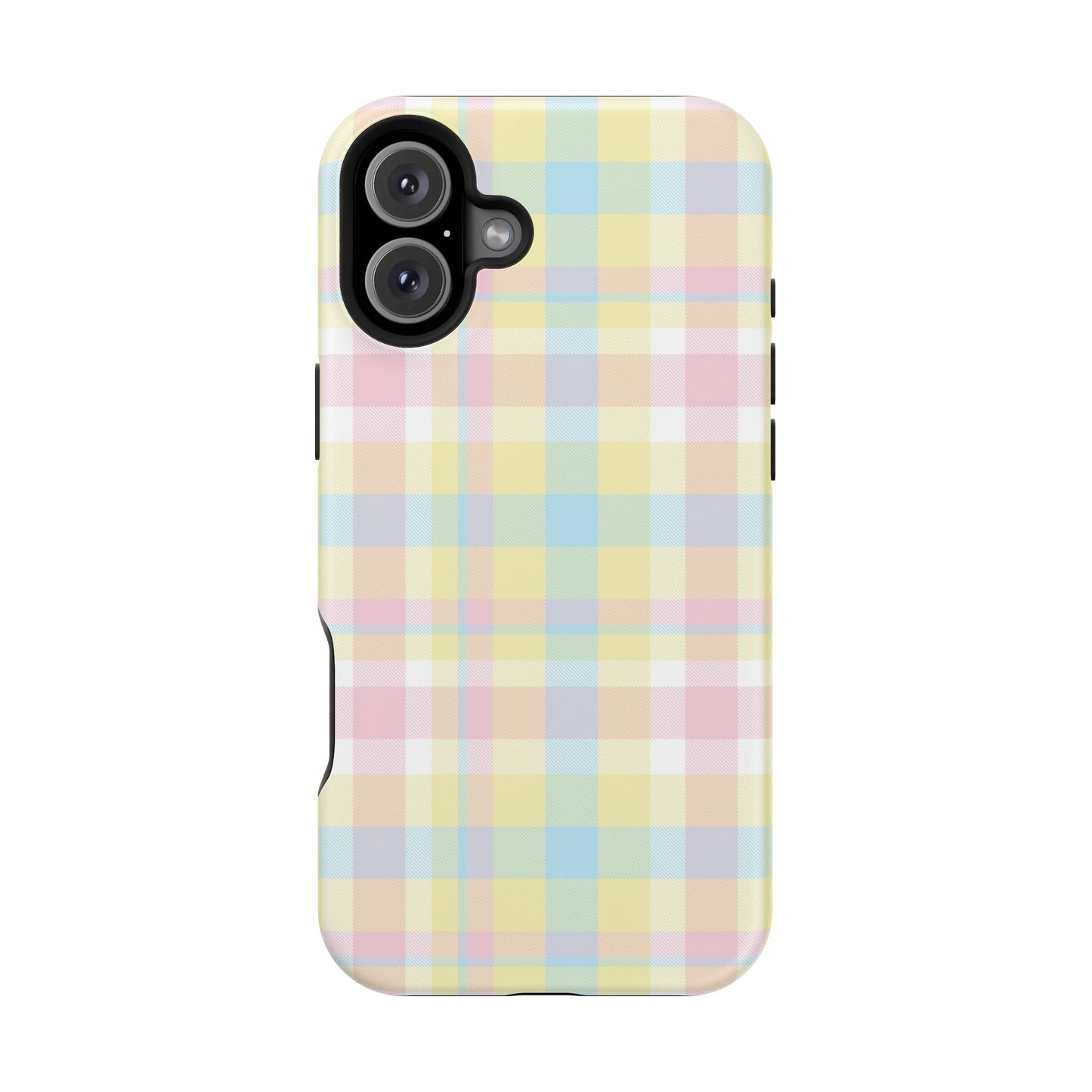 Buttercream Plaid iPhone Case