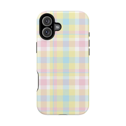 Buttercream Plaid iPhone Case