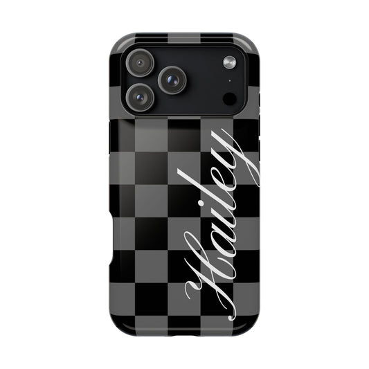 Custom Twilight Checkered iPhone Case