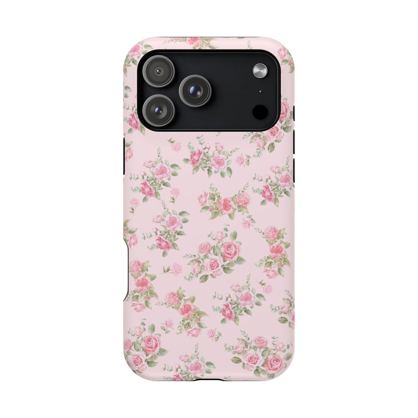 Pink Vintage Roses iPhone Case