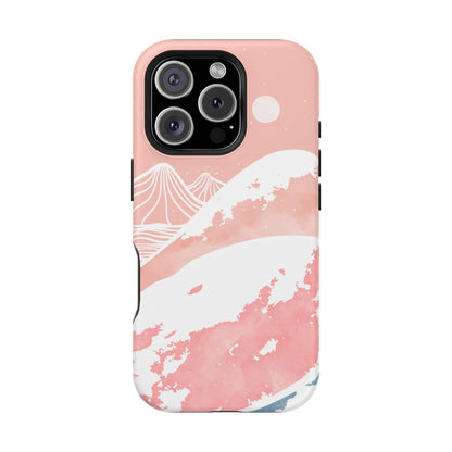 Pink Winter Night iPhone Case