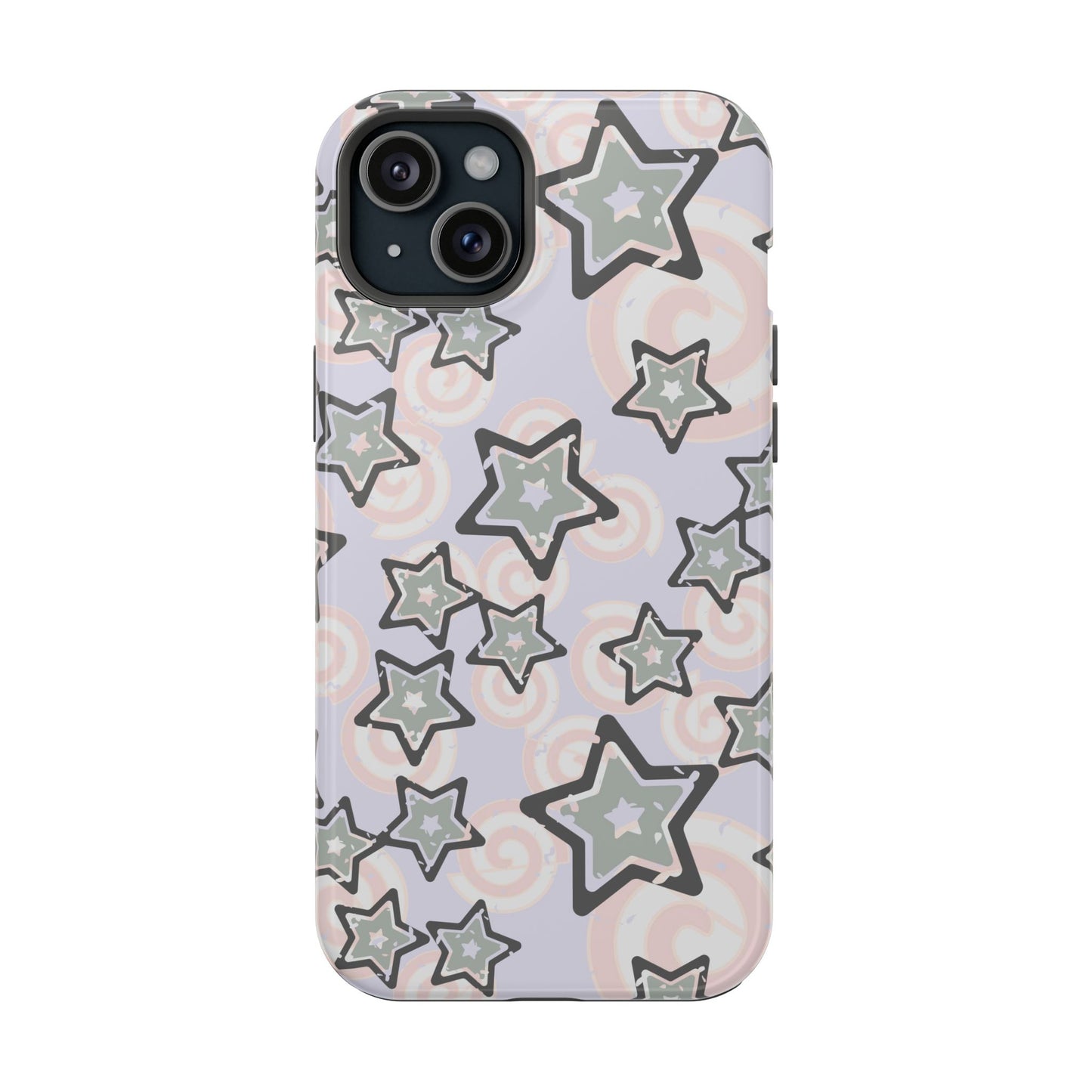 Y2K Gray Star iPhone Case