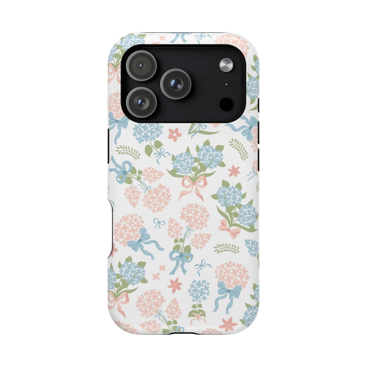 Hydrangea Bows iPhone Case