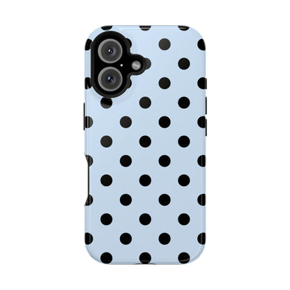 Blue Polka Dots iPhone Case