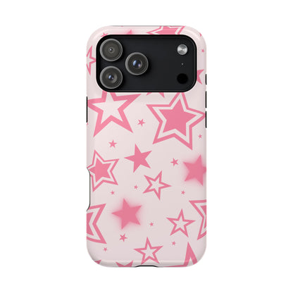 Hot Pink Stardust iPhone Case