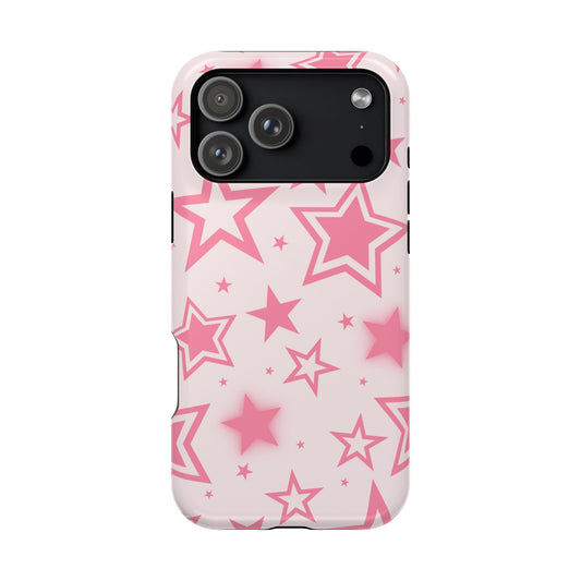 Hot Pink Stardust iPhone Case
