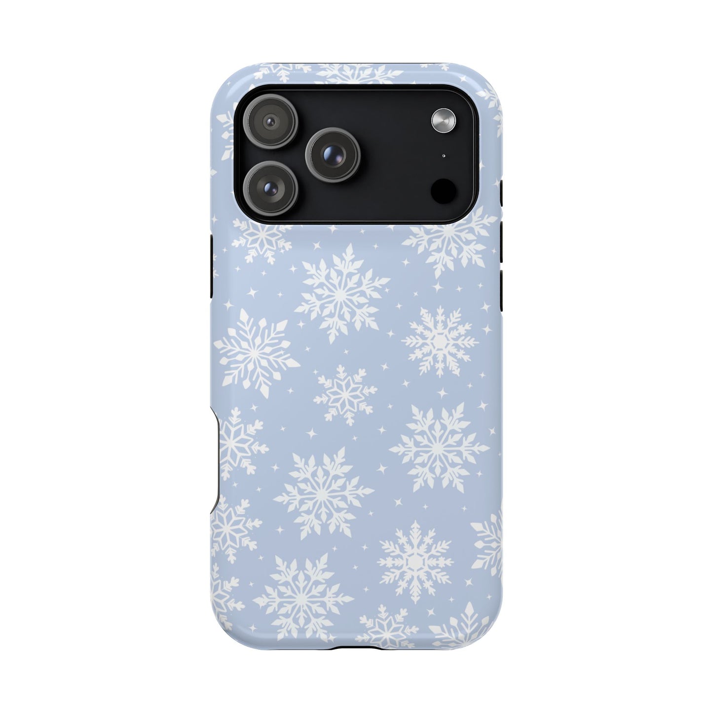 Blue Snowflakes iPhone Case