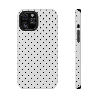 Black Mini Dots iPhone Case