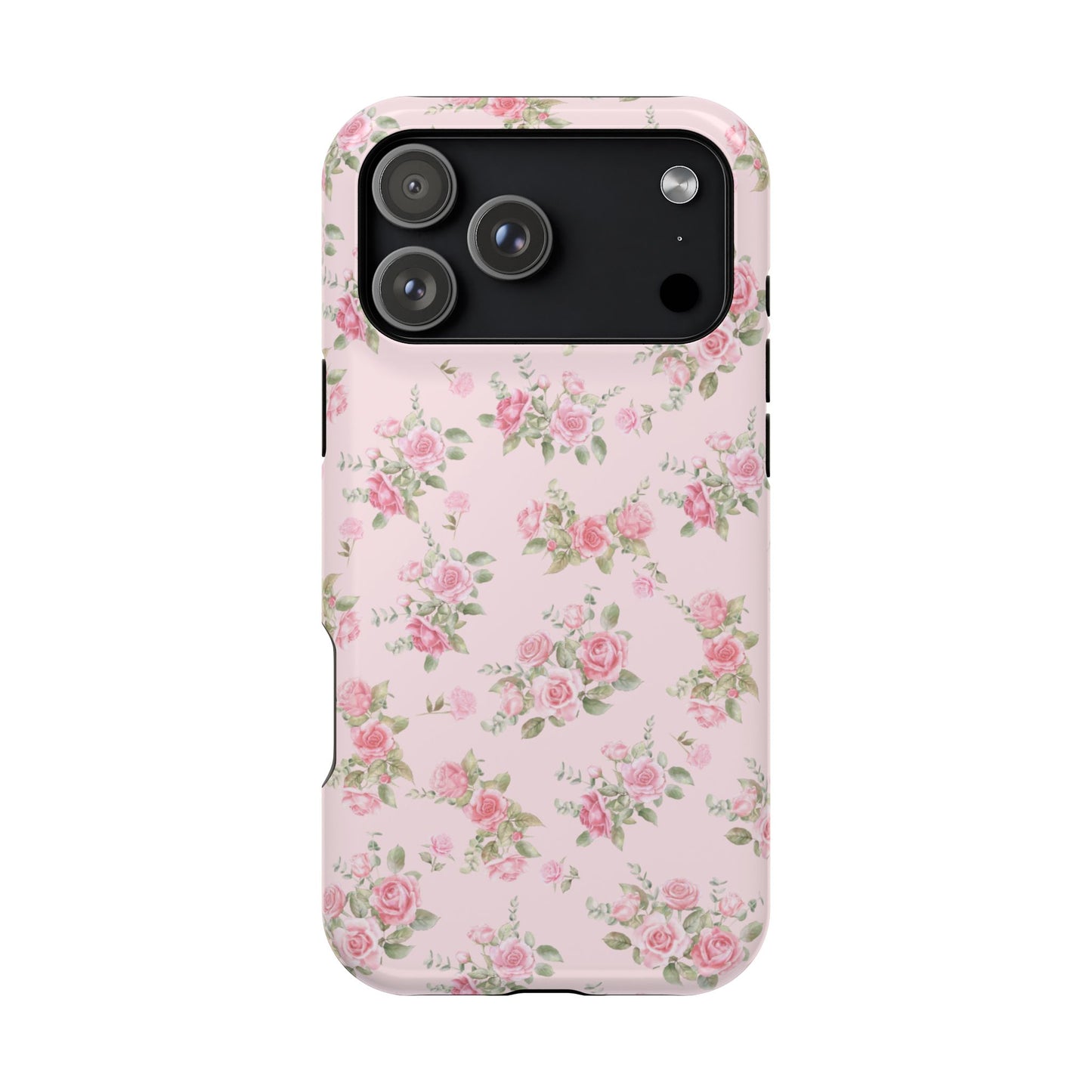 Pink Vintage Roses iPhone Case