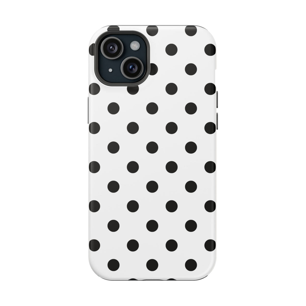 Black Polka Dots iPhone Case