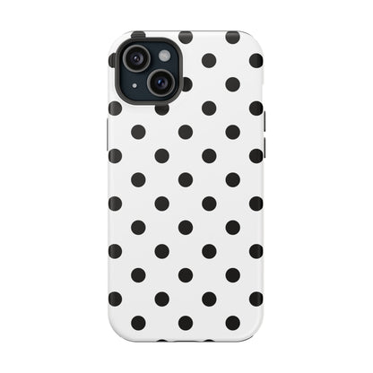 Black Polka Dots iPhone Case