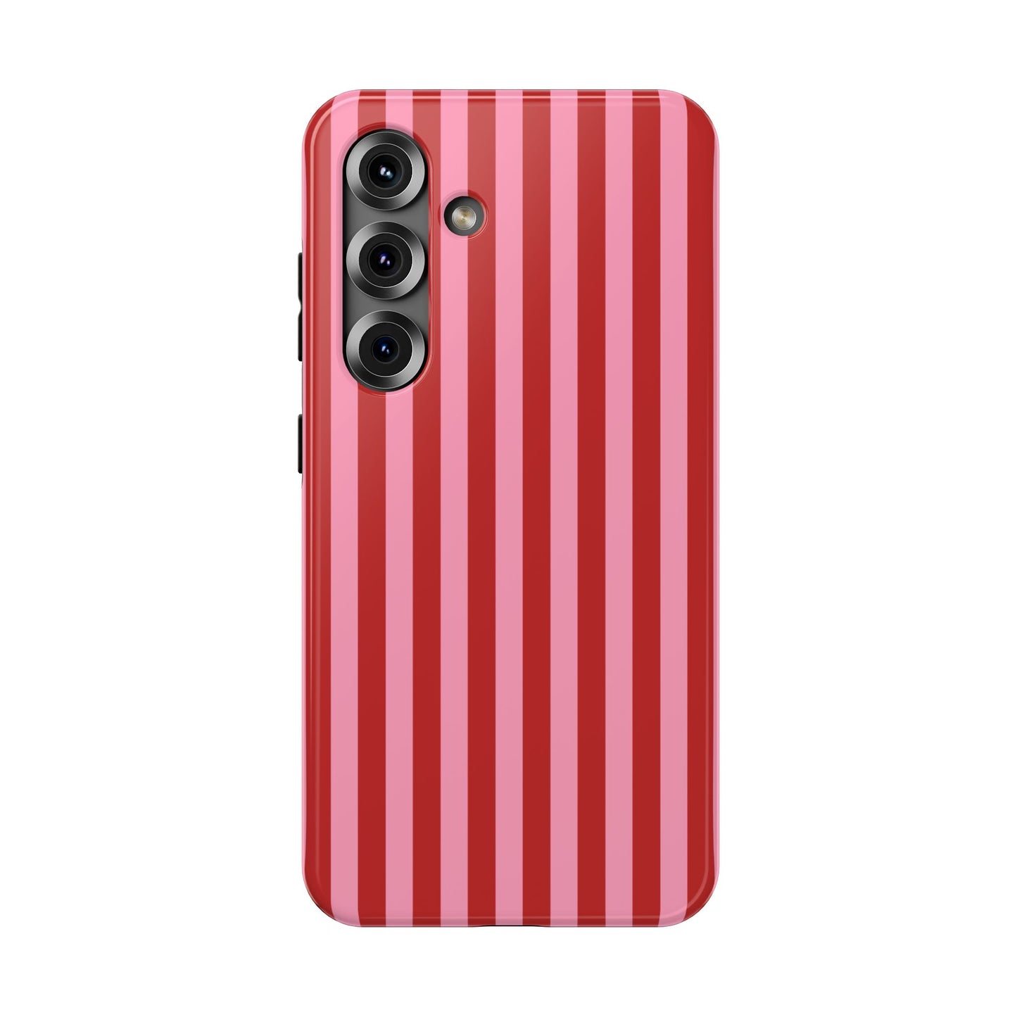 Cherry Blush Stripes Samsung Case