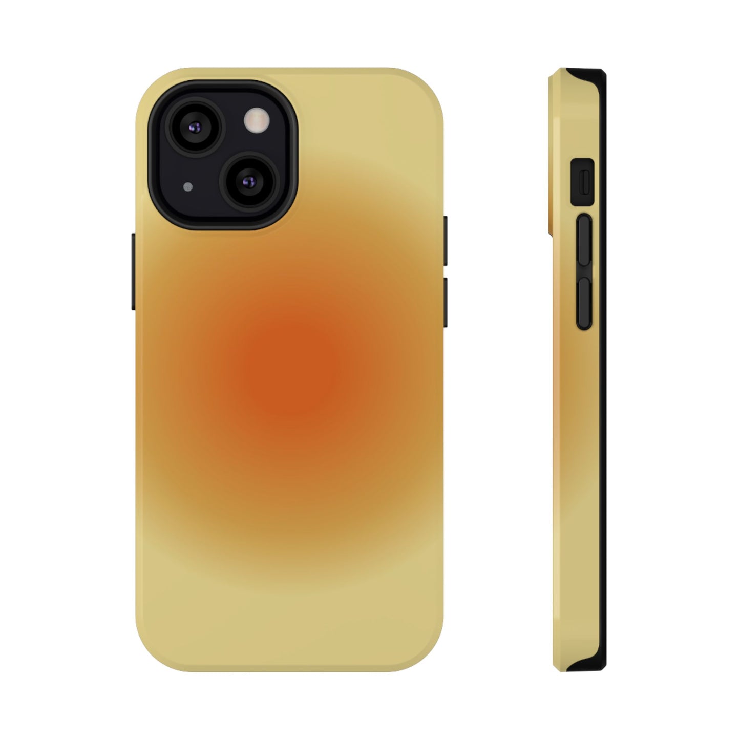Orange Aura iPhone Case