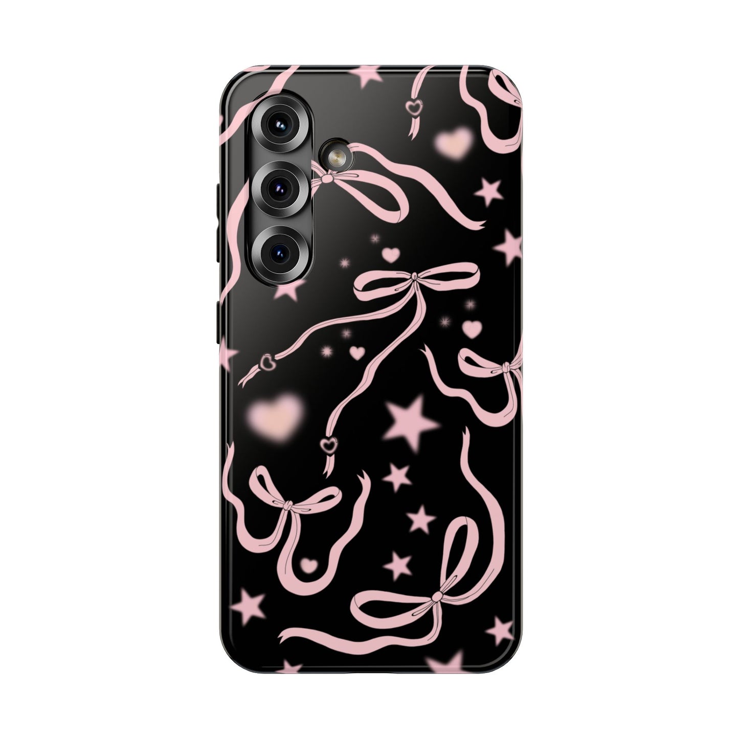 Black Cosmic Bows Samsung Case