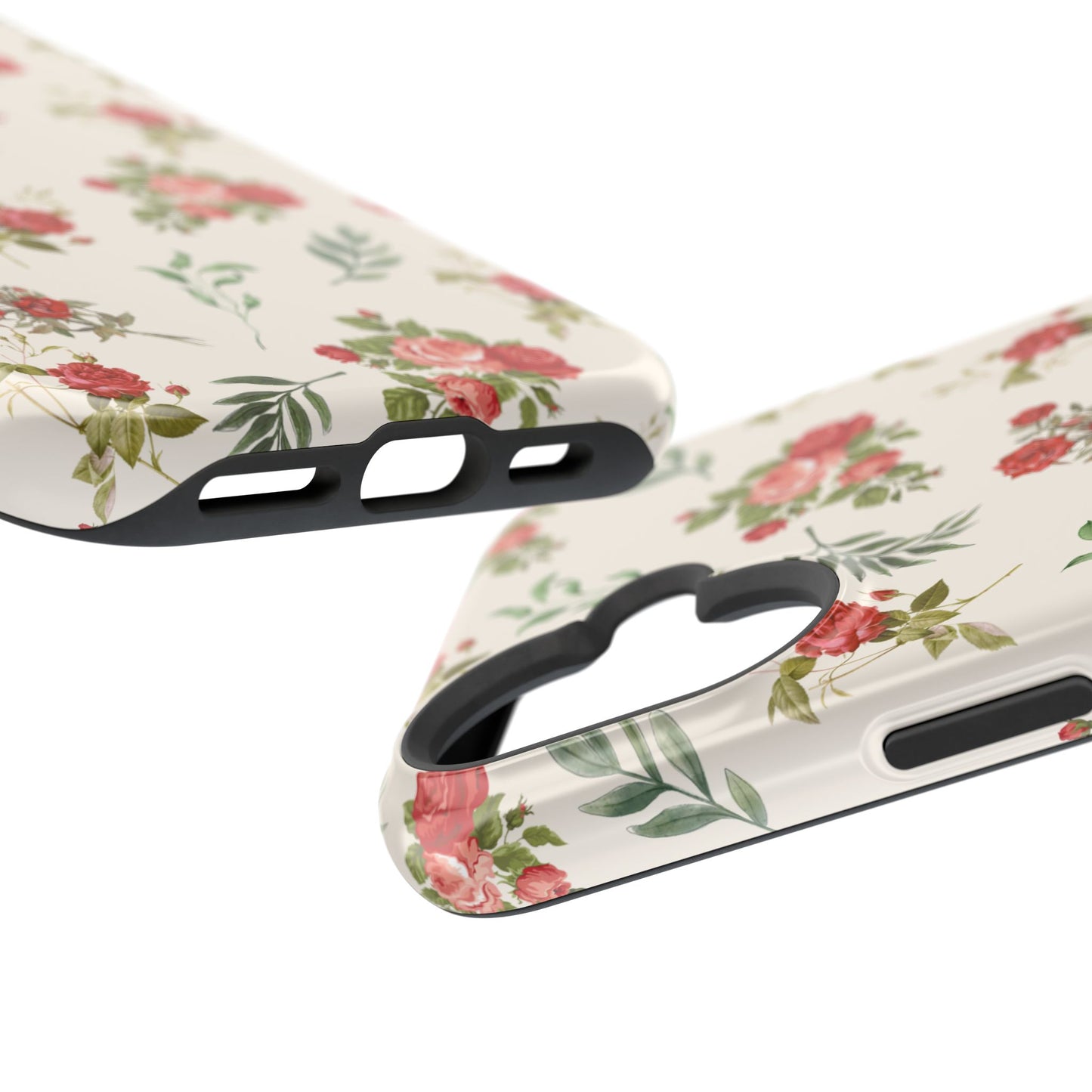 Red Vintage Roses iPhone Case