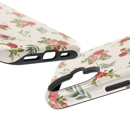 Red Vintage Roses iPhone Case