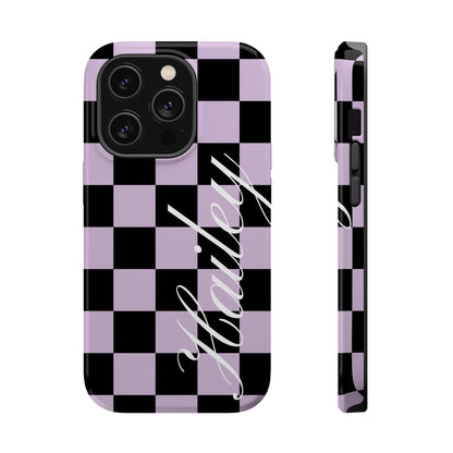 Custom Witchy Checkered iPhone Case