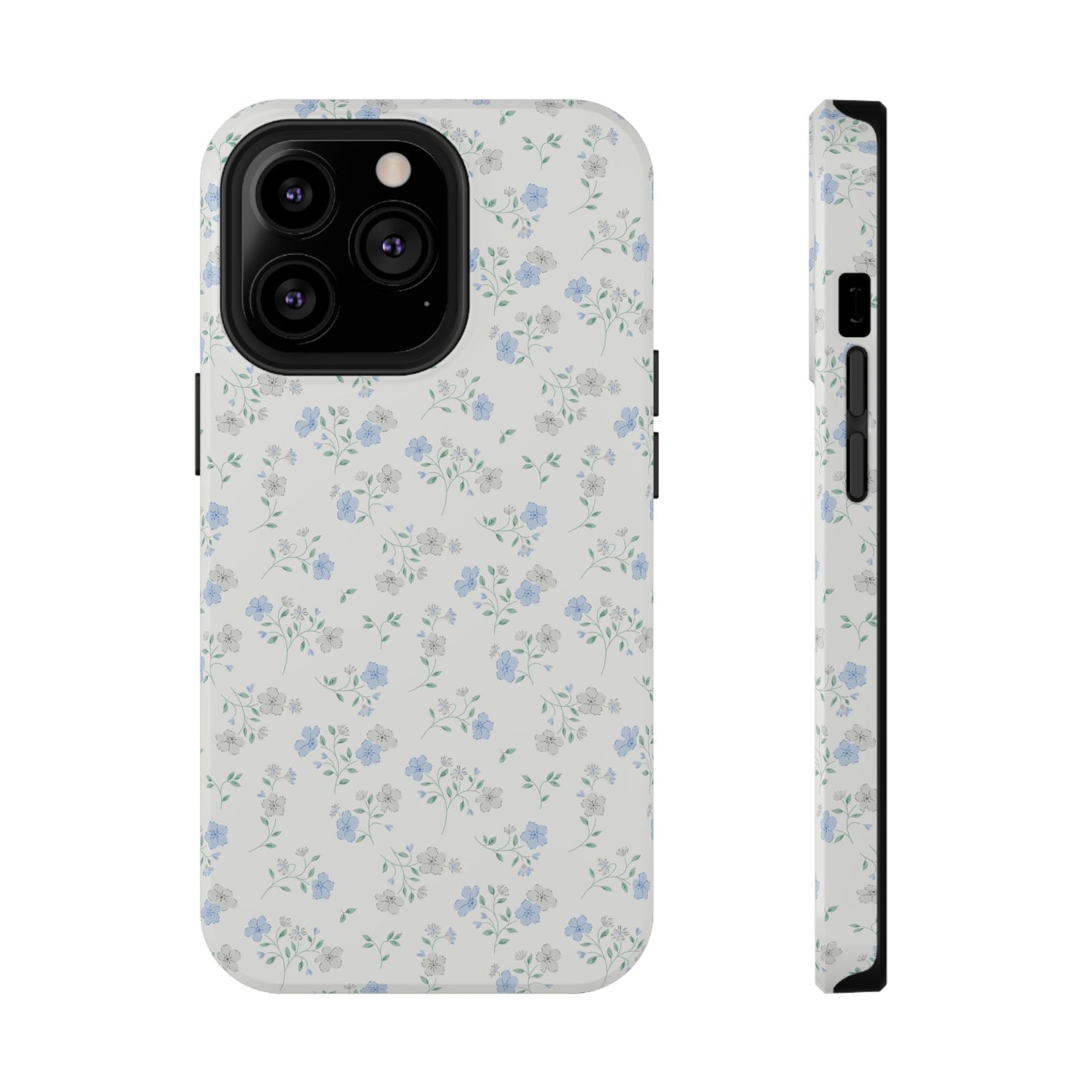 Blue Floral Ditsy iPhone Case