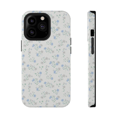 Blue Floral Ditsy iPhone Case