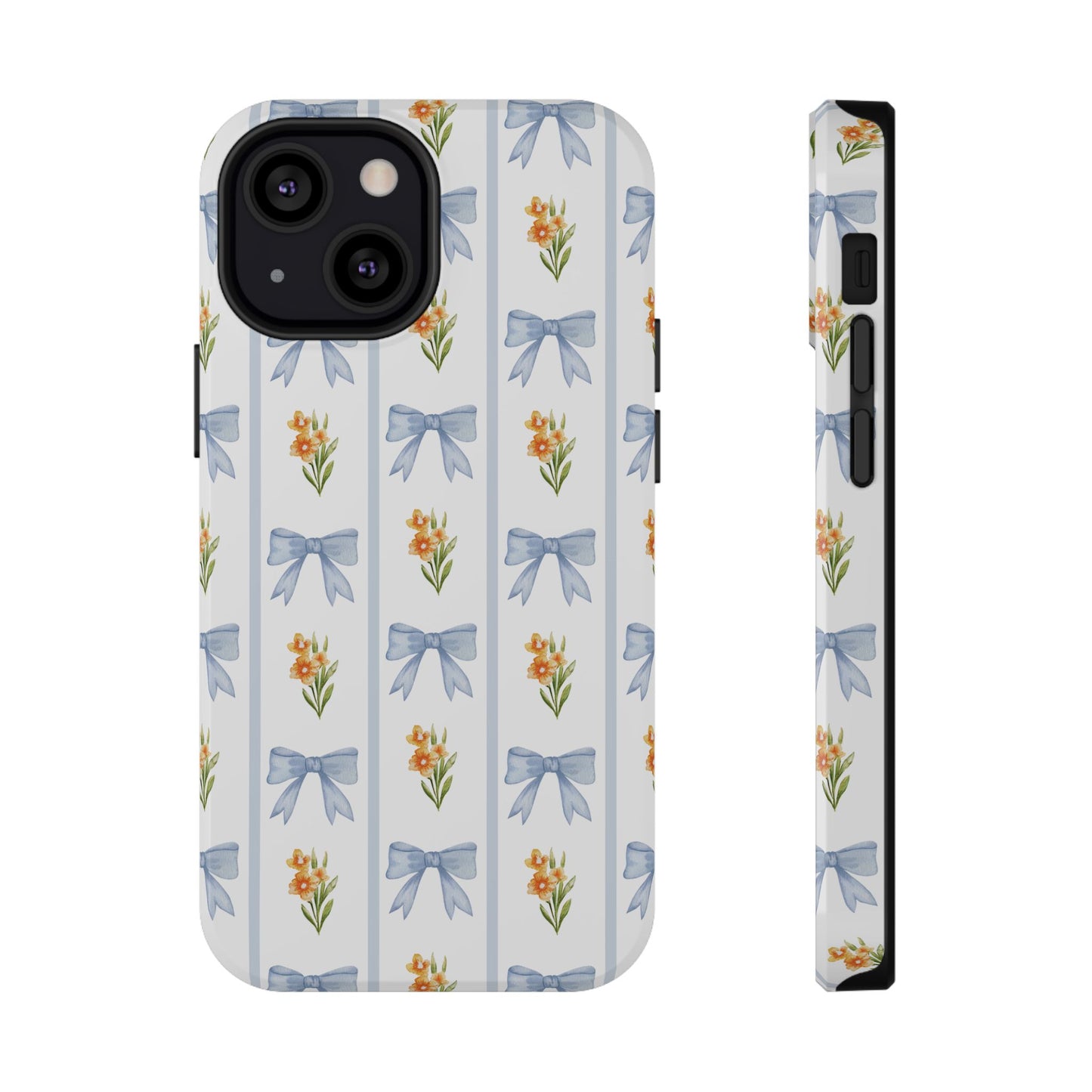 Blue Bows iPhone Case