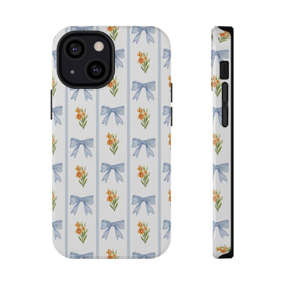 Blue Bows iPhone Case